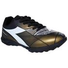 Chuteira Diadora Squadra II Society Masculino - Preto e Dourado