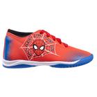 Chuteira Dray Futsal Marvel Homem Aranha Infantil Vermelho