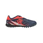 Chuteira Flamengo Oxn Avanti 3 Society Adulto Pro PVC 2 - Marinho/Branco/Coral