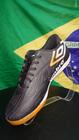 Chuteira ftsal preta laraj umb,colada ,costurada,quadra,salão - DATHENA SHOES LTDA