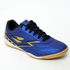 Chuteira Futsal Dray Topfly Indoor Masculina - Azul e Dourado