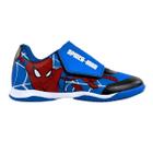 Chuteira Futsal Infantil Dray 4115 Marvel Homem-Aranha Azul