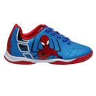 Chuteira Futsal Infantil Dray 4229 Marvel Homem-Aranha Azul