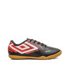 Chuteira Futsal Infantil Umbro Action Jr Preto/vermelho