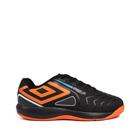 Chuteira Futsal Infantil Umbro Pro 5 Jr. Preto/Laranja