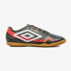 Chuteira Futsal Umbro Prisma+ - Preto/Laranja