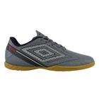 Chuteira Futsal Umbro Stride Grafite e Preto - Masculino