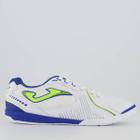 Chuteira Joma Dribling Futsal Branca e Azul