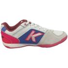 Chuteira Kelme CRO Precision Lite Futsal Masculino - Branco e Lilás