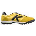 Chuteira Kelme Elite Couro Society Amarelo