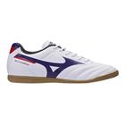 Chuteira Mizuno de Futsal Morelia Classic AS Branco e Marinho - Masculino