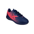 Chuteira oxn express fit 2 indoor kids - marinho/coral