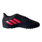 Chuteira Society Adidas Deportivo TF Preto + Vermelho