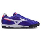 Chuteira Society Mizuno Morelia Classic As - Masculino - Azul-Branco