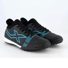 Chuteira Society Oxn Velox 4 Neo Masculina - Preto e Azul