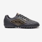 Chuteira Society Umbro Class Footballer Cor: Preto E Dourado - Tamanho: 40