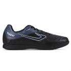 Chuteira Topper Futsal Forza III Preto Chumbo e Branco - Masculino