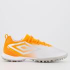 Chuteira Umbro Astro Polar Magma Society Prata e L