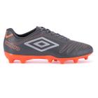 Chuteira Umbro Campo Class Grafite Cinza e Laranja - Masculino