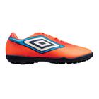 Chuteira Umbro Cannon Society Infantil Coral/Azul