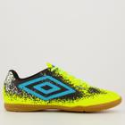 Chuteira Umbro Cosmic Futsal Verde e Azul