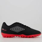 Chuteira Umbro Neo Striker Society Preta e Vermelha