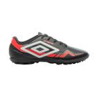 Chuteira Umbro Prisma + Society Masculina Preto Branco Coral