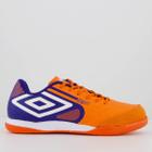 Chuteira Umbro Pro 5 Bump Club Futsal Laranja