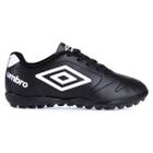 Chuteira Umbro Society Class 2.2 JR Preto e Branco - Infantil