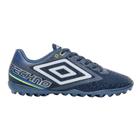 Chuteira Umbro Society Techno II Marinho e Branco - Masculino