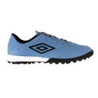 Chuteira Umbro Society Tocco III Club Azul e Preta - Masculina