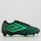 Chuteira Umbro Velocita Elixir Club Campo Preta e Verde