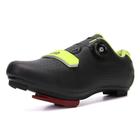 Chuteiras de bicicleta para ciclismo, compatível com spd-sl road pedals sapatos para ciclismo interior e exterior (RED)