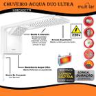 Chuveiro 220v 7800w Acqua Duo Branco Lorenzetti Modelo 7510098