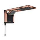 Chuveiro Lorenzetti Acqua Duo Ultra 220V/6800W Preto e Rose Gold