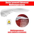 Chuveiro Lorenzetti Advanced Multitemperaturas 127v 5500w