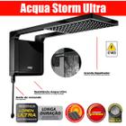 Chuveiro Ou Ducha Chique Luxo Luxuoso Moderno Black Acqua Storm Ultra 127v 5500w