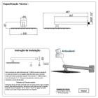 Chuveiro Quadrado Articulado Gás E Solar Luxo 30X30 Cromado - Shophidraulica