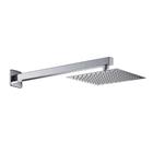 Chuveiro Quadrado Ducha Slim Cromado 20x20cm Para Aquecedor