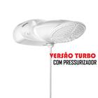 Chuveiro Top Jet Turbo com Pressurizador Lorenzetti 220v