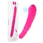 Cici S-Hande Vibrador Duplo Dildo em Silicone 35cm x 3,5cm 9 Intensidades Recarregável