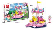 Cidades Dream Town Carrosel Menina 283pcss - JIESTAR