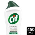 CIF Cremoso Limpeza Milagrosa Limão para casa 450ml