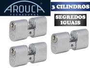 Cilindro Arouca Bi-partido Oval Segredos Iguais Kit 3 Peças