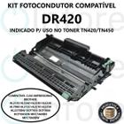 Cilindro Drum DR420 DR410 Compatível DCP7055 DCP7066 DCP7065DN MFC7360N MFC 7460DN MFC7860DW