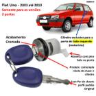 Cilindro Miolo chave Porta Fiat Uno 03-13 2 Portas Esquerda