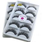 Cílios de vison, cílios Mink por atacado, 3D real vison luxuoso cílios, cruz grossa longo drama reutilizável 10 pares por atacado Fake Eye Lashes extensões para maquiagem dos olhos 5 pares / Pack a granel (K01-2PACK)