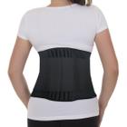 Cinta Abdominal Em Neoprene Com Hastes Flexiveis Preto Tamanho Único - Artipé