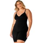 Cinta Modeladora Bermuda Plus Size Tamanhos Grandes - Body Modelador Macaquinho Sem Bojo