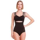 Cinta Modeladora E Redutora Alta Compressão Plié Pós-parto e Pós-cirúrgico Com Alças Removíveis